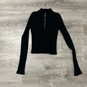 Hollister Long slim tee, cropped size S